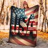 1pc American flag blanket, al season lightweigh Poster blanket home office outdoor nap multifunc Poster blanketional blanket