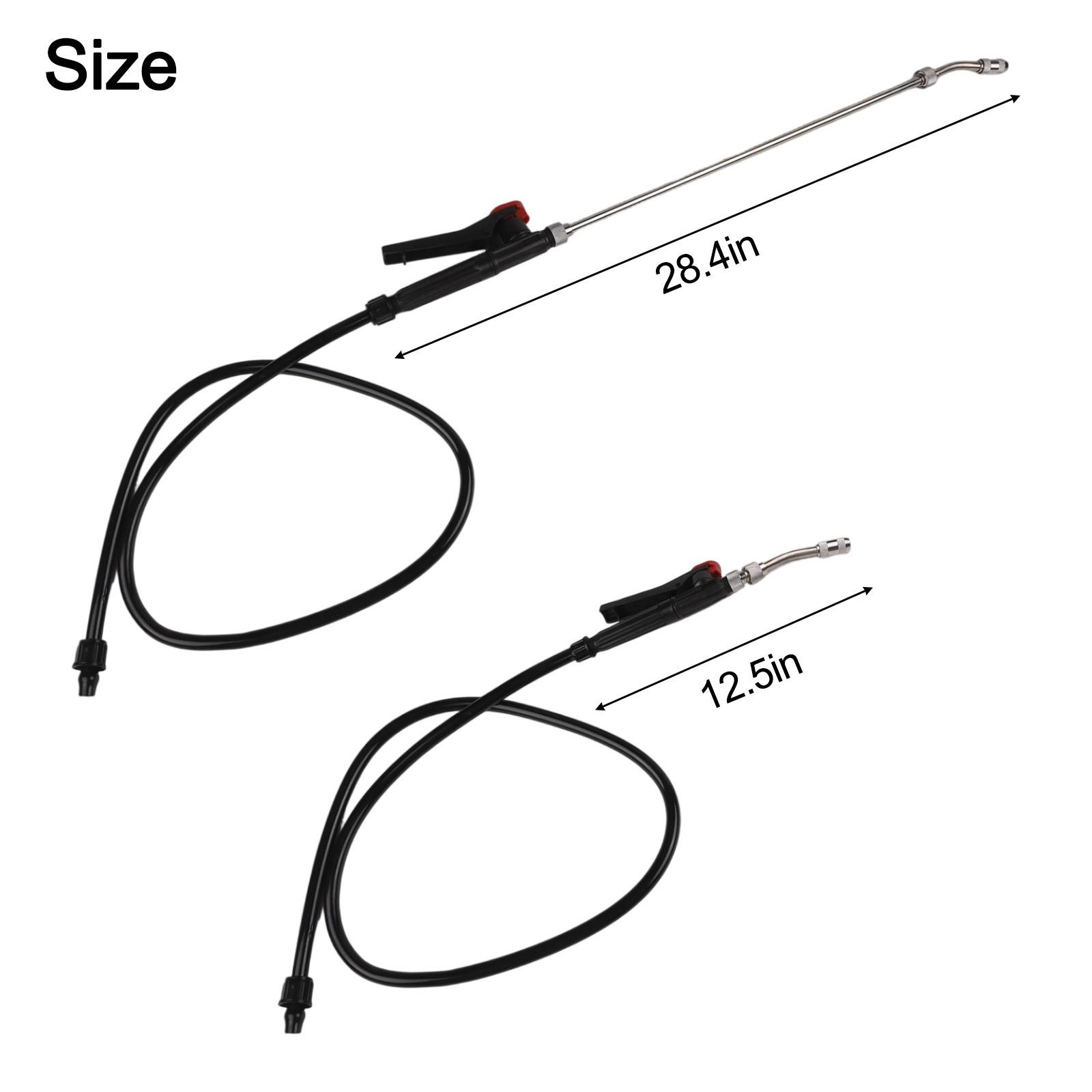 Распылительная трубка из нержавеющей стали, длина 29 дюймов, с резьбовым соединителем