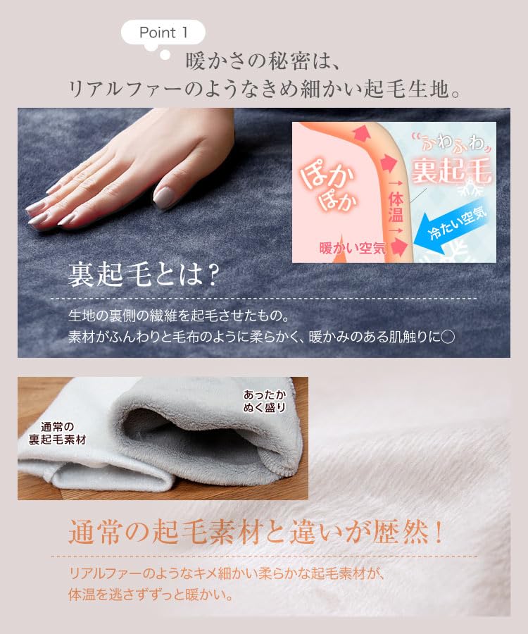 Kobe Lettuce Sweatshirt Dress Navy "Nukumori" Fleece-Lined Dress, Hoodie, Fleece-Lined [E1121] Medium, Short,