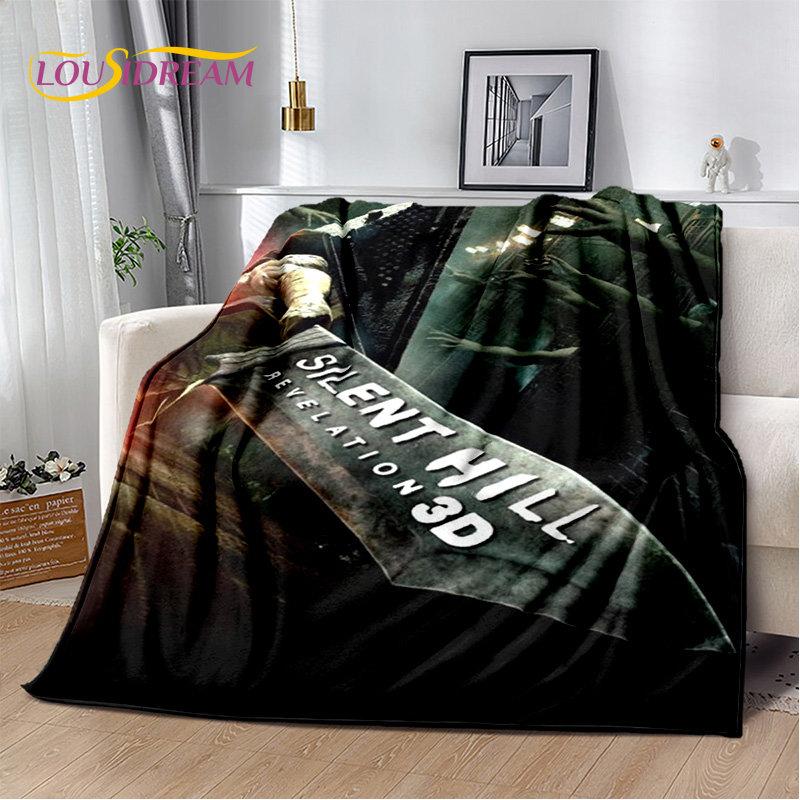 Silent Hill Horror Movie Games Soft Plush Blanket,Flannel Blanket Throw Blanket for Living Room Bedroom Bed Sofa Picnic Cover