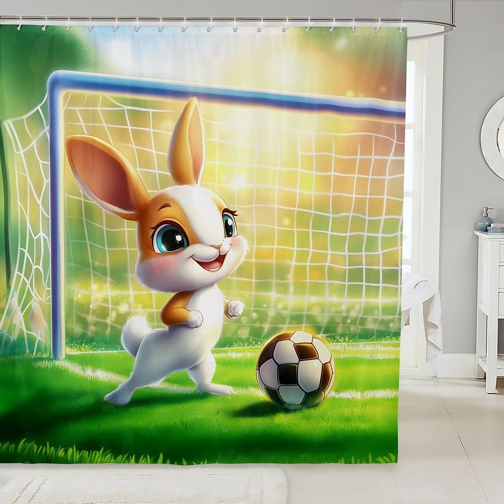 Cartoon Black Cat Shower Curtain Retro Pink Cherry Blossom Wild Flowers Bathroom Curtain Kids Teens Adults Cute Animal Vintage