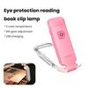 Lámpara de lectura LED recargable por USB, lámpara de lectura de libros, lámpara plegable portátil y suave con clip para libros, para el hogar y la escuela
