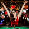 Party Spiral Paper Hangings With Poker Chips Design For Festive Venue Decoration