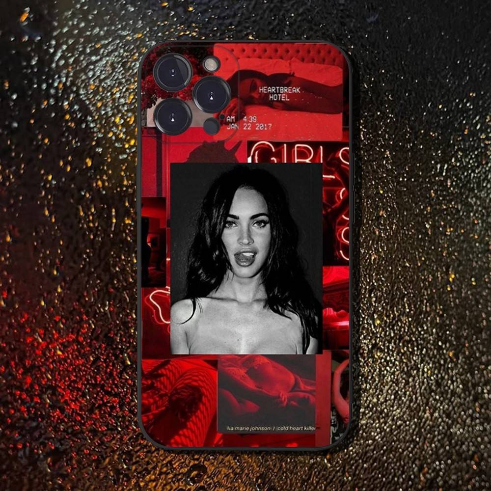 

Jennifers Body Megan Fox Phone Case For iPhone 16,15,14,13,12,11 Plus,Pro Max,XS,X,XR,SE,Mini,8,7,Soft Silicone Black Cover iPhone15