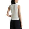 Polo Ralph Lauren Zopfmuster Baumwolle Ärmelloser Pullover Damen Oberteile Weiß WMPOSWENC021229-100