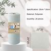 20Pcs/Roll Tear-Off Microfiber Cleaning Cloth Roll, Reusable Kitchen Dish Towels, Greaseproof Quick Drying Cleaning Rags
