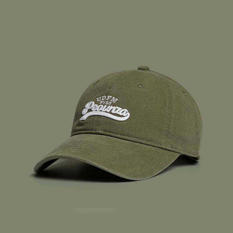 High quality peaked cap three-dimensional embroidery versatile sun hat pure cotton soft top baseball cap men and women