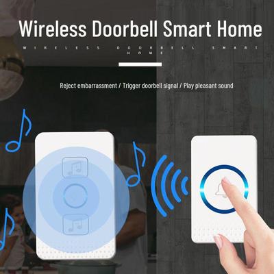 Sonerie wireless inteligentă pentru distanță lungă: Buton de Apel cu Control de la Distanță Unu-la-Unu și Doi-la-Unu pentru Uz Casnic