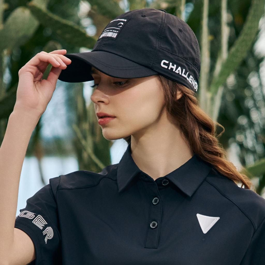 CHALLENGER Uni Logo Point Detachable Sun Guard Ball Cap Black