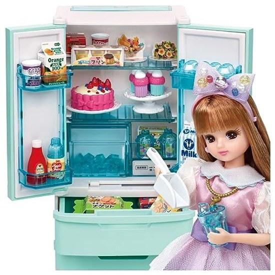Takara Tomy Licca-chan LF-01 Ice Rolling Refrigerator Dress-Up Play Toy Ages 3 Up
