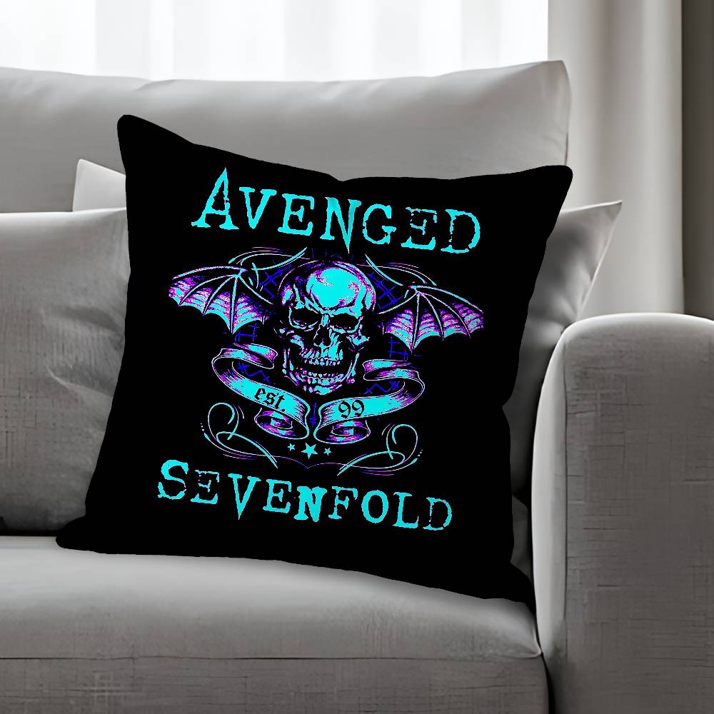 A-Avenged S-Sevenfold Various Sizes Square Pillow Case For Car Home Bedchamber Decor Custom Valentine gift