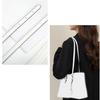 Handbag Belt Shoulder Strap with Holes Armpit Bag PU Strap Replacement Accessory
