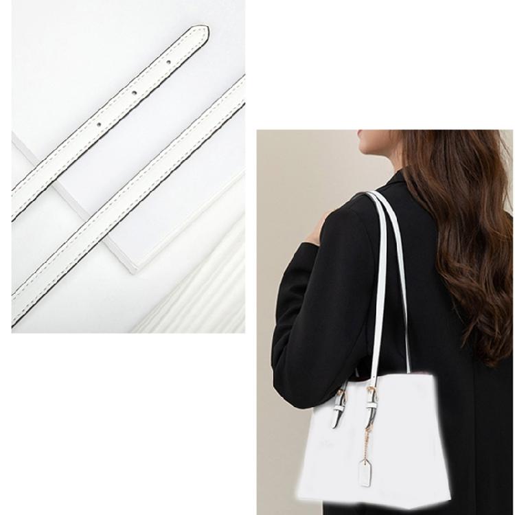 Handbag Belt Shoulder Strap with Holes Armpit Bag PU Strap Replacement Accessory