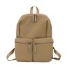 Schoolbag Backpack Korean Version Solid Color Texture Leisure Outdoor Travel Backpack Large Capacity Student Schoolbag Leisure Travel