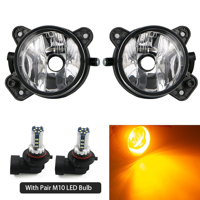 Pair Left&Right Fog Lamp For VW Polo 2005 2006 2007 2008 2009 2010 Front Bumper Anti Fog Light 6QD941699 6QD941700