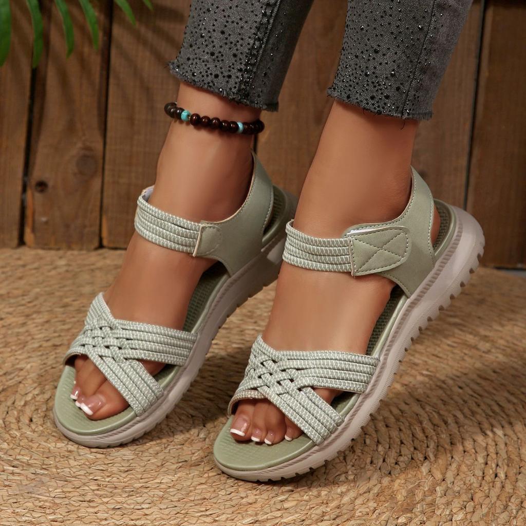 Amazon's Summer New Product: Women's Lightweight Sports Style Sandals with Thick Soles and Open-toe Design