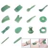 1X Natural Aventurine Jade Stone Guasha Massage Tool Acupuncture Spa Massager