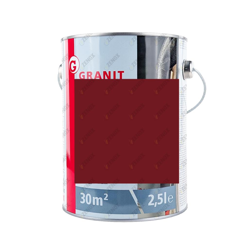 Paint Varnish Purple Red RAL 3004 WILCKENS GRANIT 2.5 Can