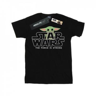 Camiseta de Algodão Forte The Mandalorian The Child para Meninas