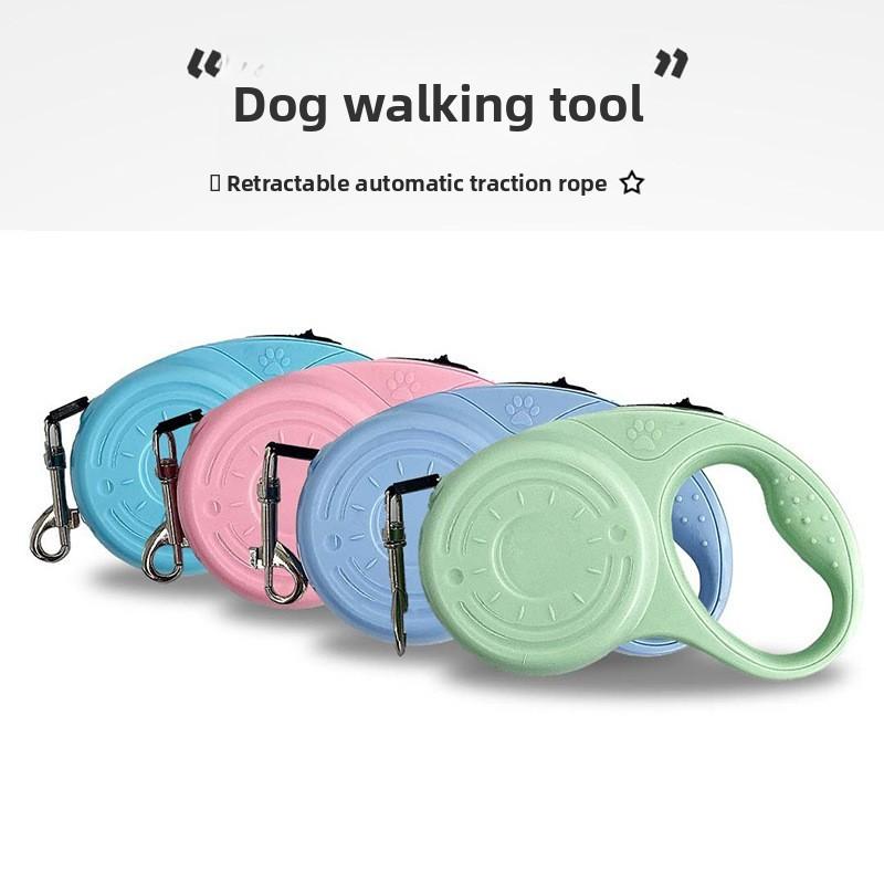 Lightweight Leash Pet With Non Slip Handle Tangle Free Retractable Dog Leash