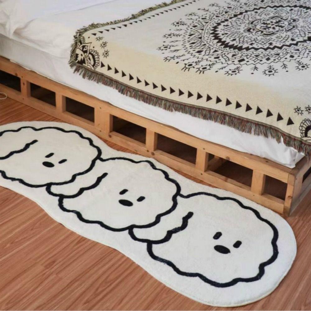 

Anti-slip Floor Mat Super Soft Floor Rugs Dog Imitation Cashmere Carpet Home Decoration Style A