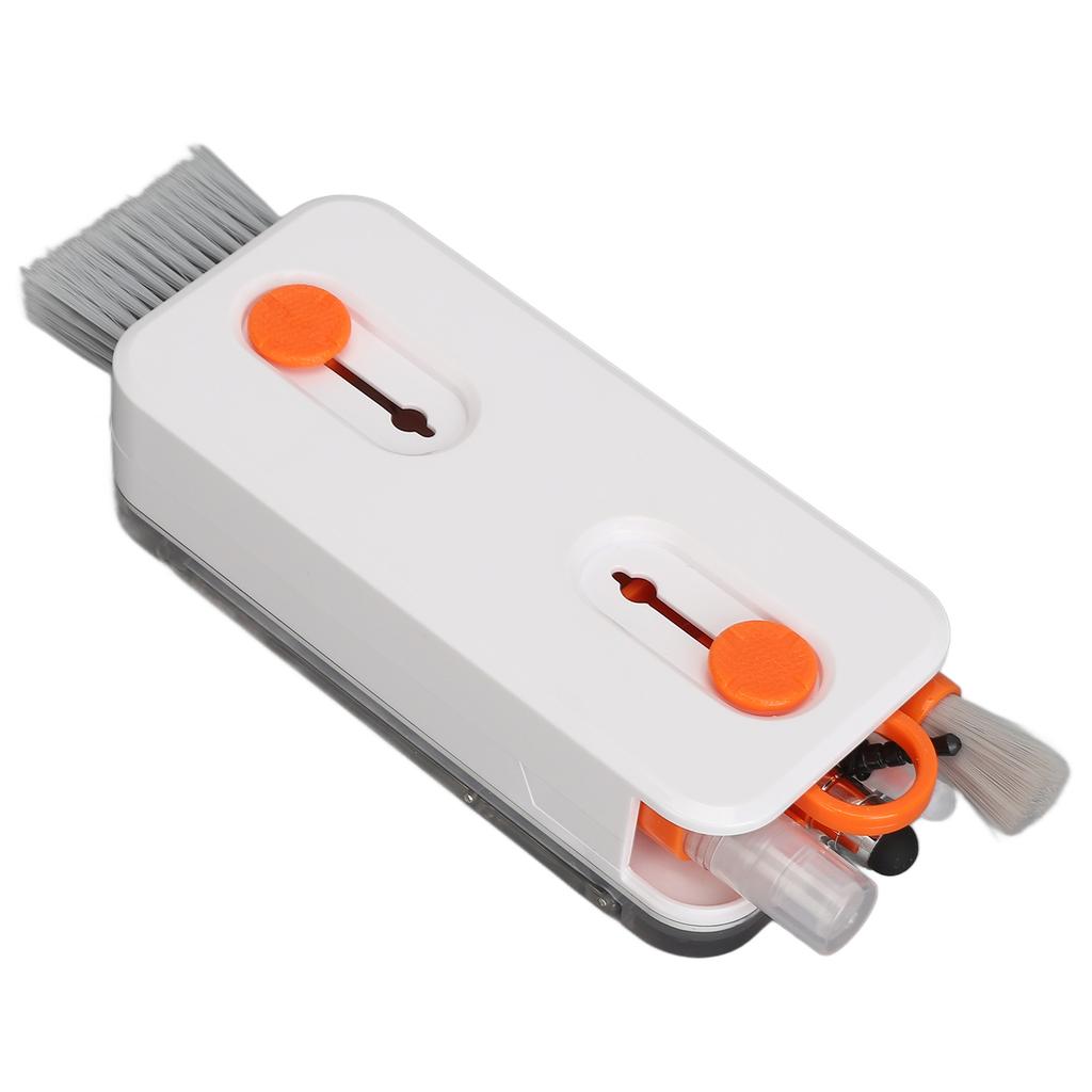12 In 1 Cell Phone Cleaning Set Portable Electronic Cleaning Tool Kit for Earphone Orange