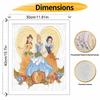 Disney Princesses DIY Oil Painting Kits Hand Painting Home Decor Craft Gift Ideas Wall Art Canvas Picture Painting By Numbers Set Artworks