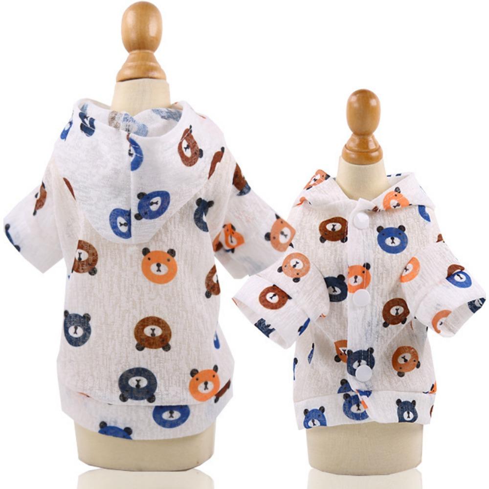 Spring and Summer Breathable Cat Dog Clothes Sunscreen Dog Vest Cat Pet Supplies Small Medium Dog Teddy Bigbear