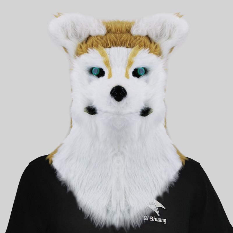 Funny Creative Mouth-opening Animal Head Mask For Costume Parties Halloween Celebrations