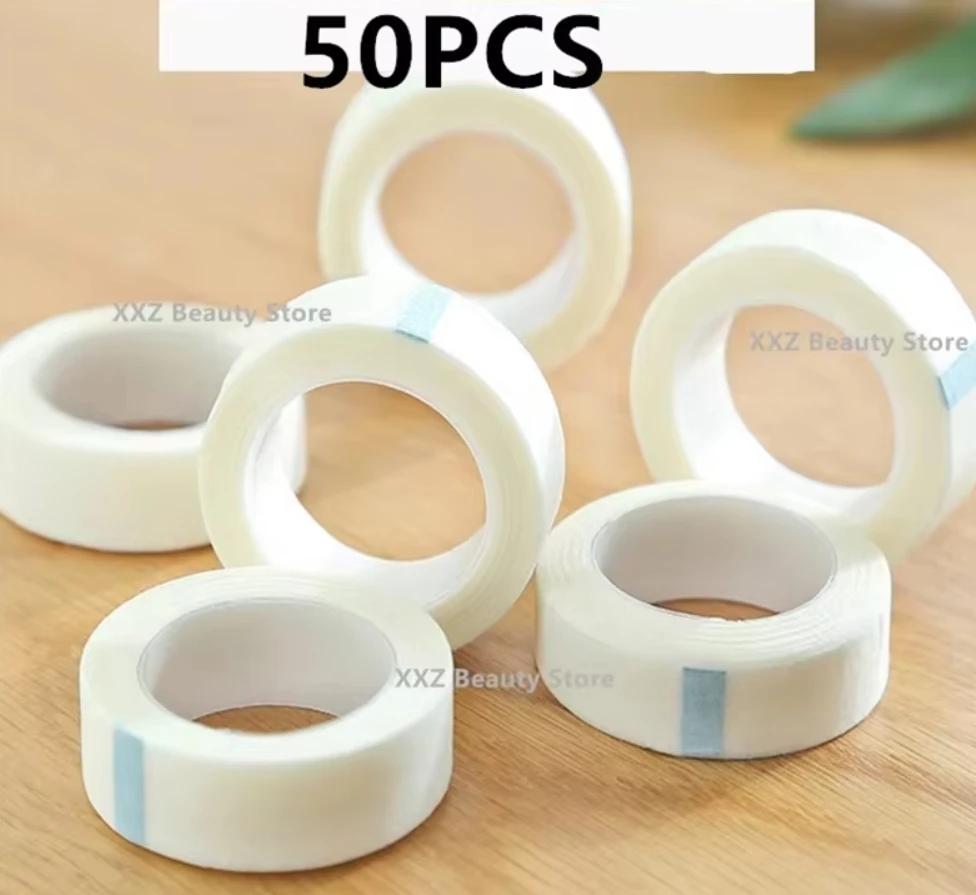 1/5/10/50/100PCS 9M*1.25CM White Eyelash Extension Lint Eyelid Sticker Tape Eye False Lashes Patch Breathable Medical Paper Tape