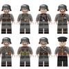 Soldier Minifigures Assembling Military Building Blocks