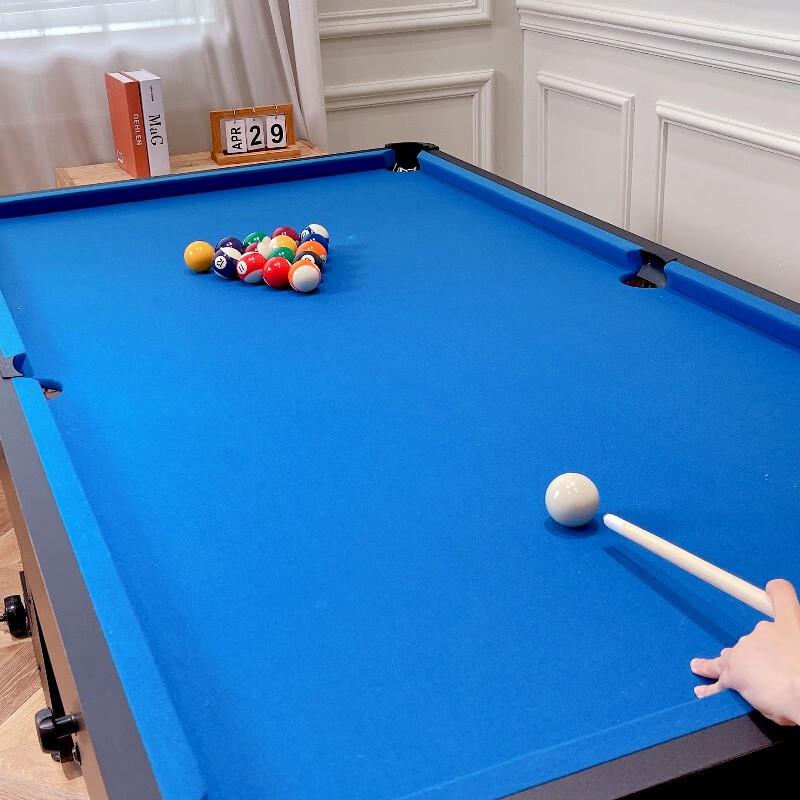 Foldable American Style Pool & Table Tennis Table for Kids & Adults - Indoor Parent-Child Entertainment