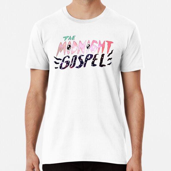 Logo Midnight Gospel se vzorem vesmíru S až 5XL Vyrobeno v AU/USA Tričko