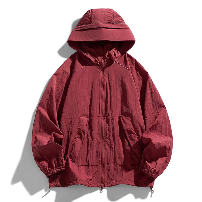 Roupa de Proteção Solar para Exterior Com UPF50 Seda Gelada E Proteção UV, Seda Gelada Ultra-fina E Respirável, Adequada Para Casais