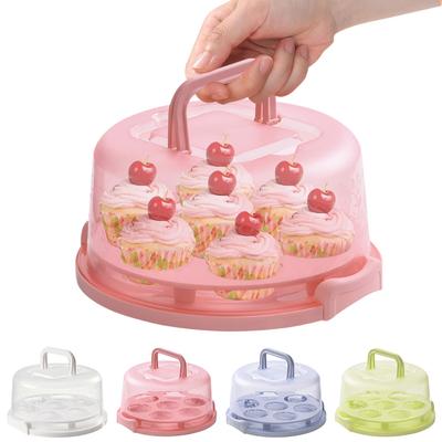 8 Inch Cake Holder with Lid and Handle Cake Container Portable Pie Carrier for Any 6-8 Inch Cake Storing