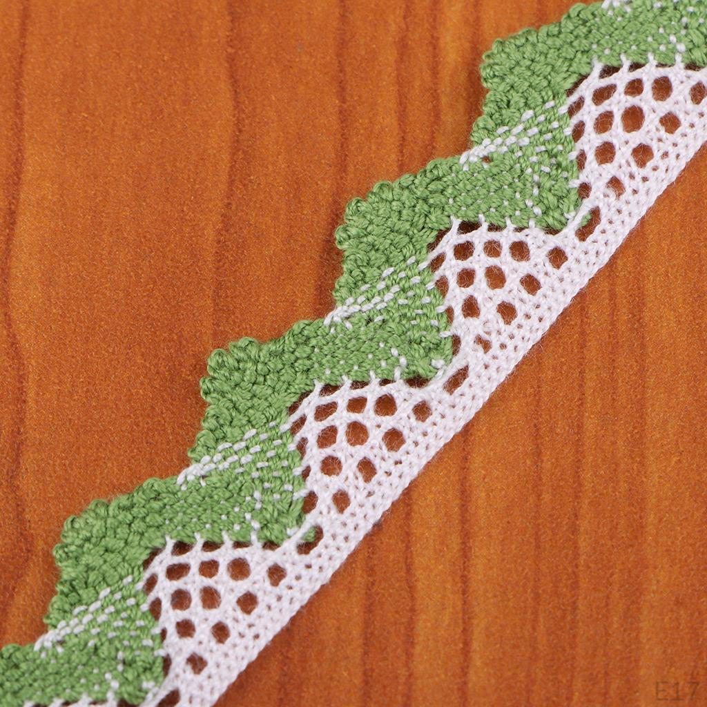 1 Piece Yarns Embroidery Lace Trimming DIY Sewing for Clothing Pillow Accessories Decoration,