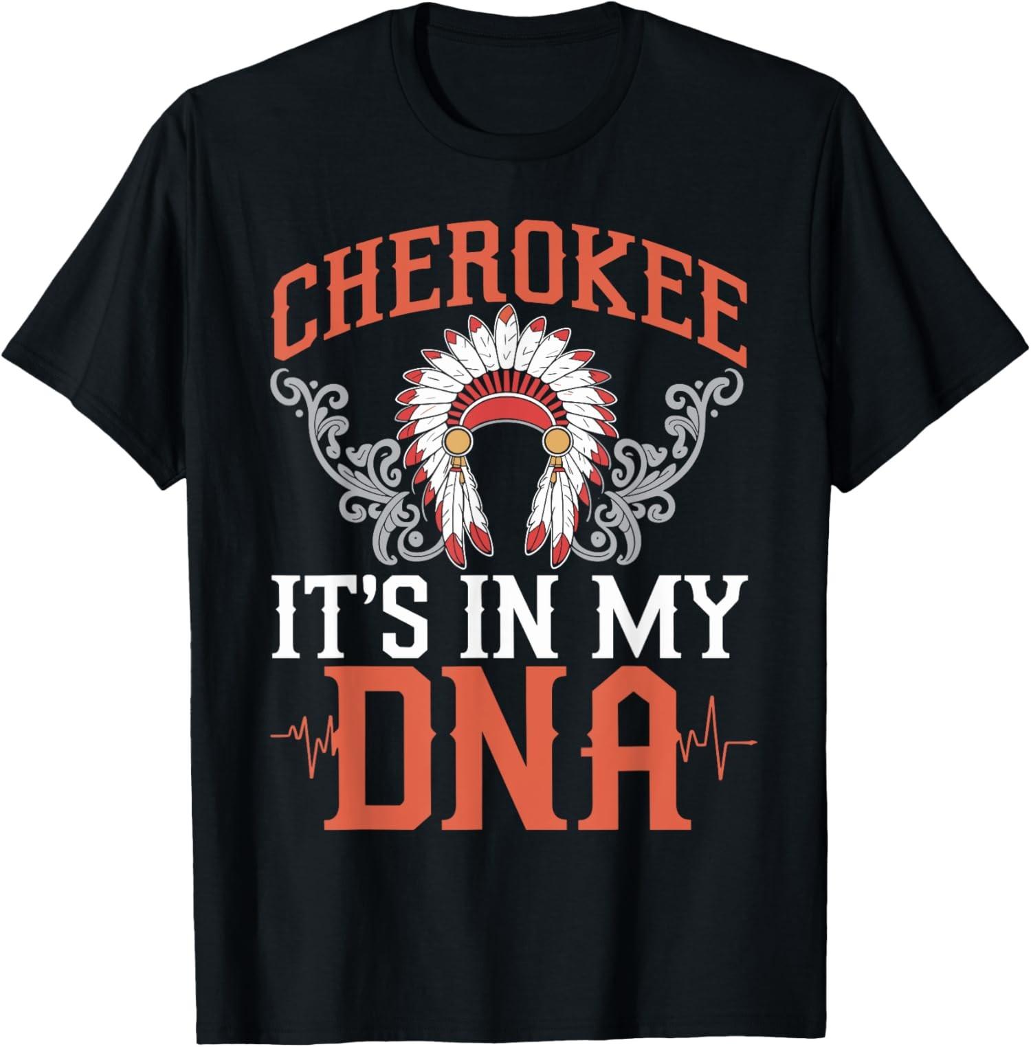 Cherokee Tribe Native American Indigenous Peoples Day Unisex T-Shirt S разноцветный