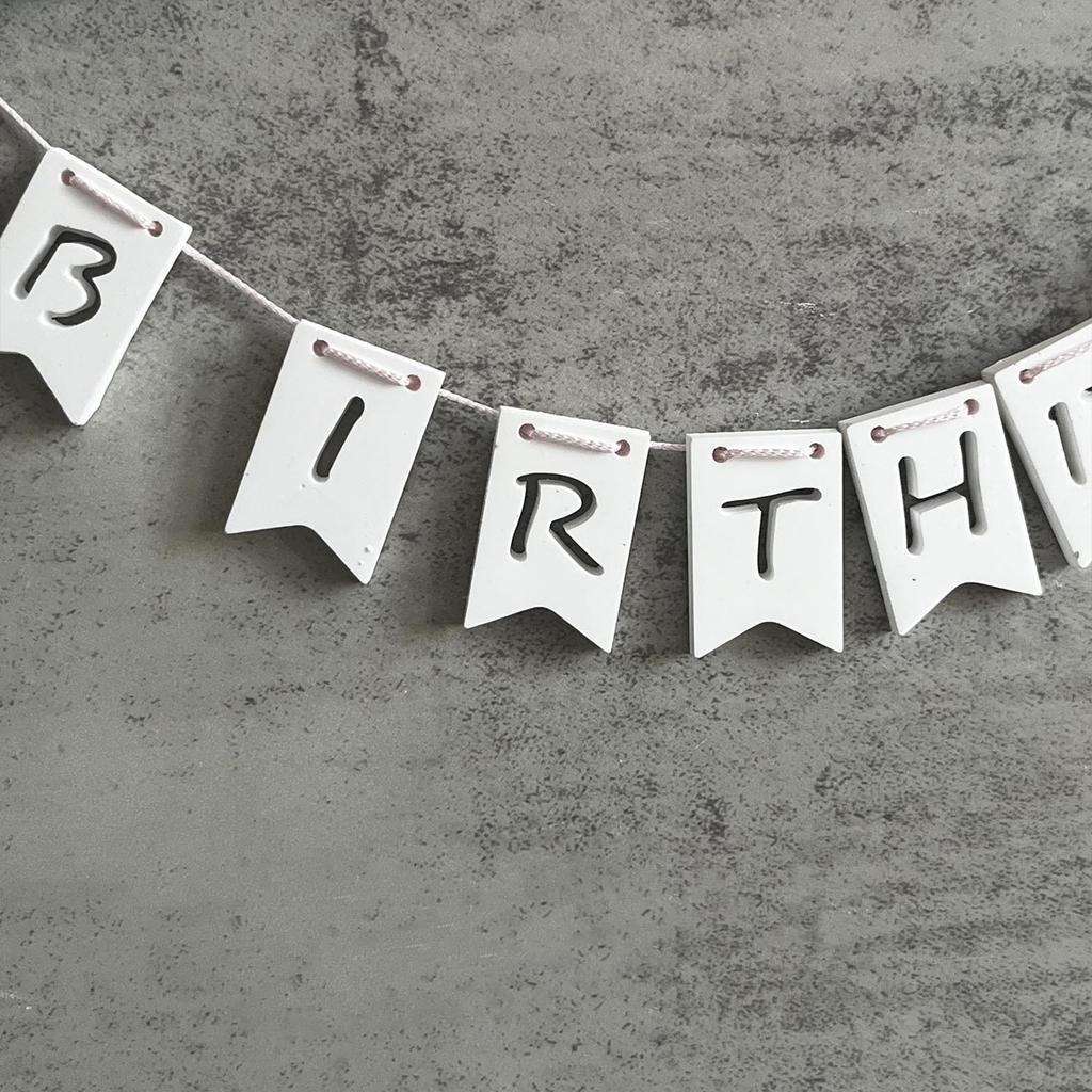 Silicone Alphabet Banner Mold Hand-Making Pendant Moulds Silicone Texture Suitable for Wall Decoration and Art Crafting