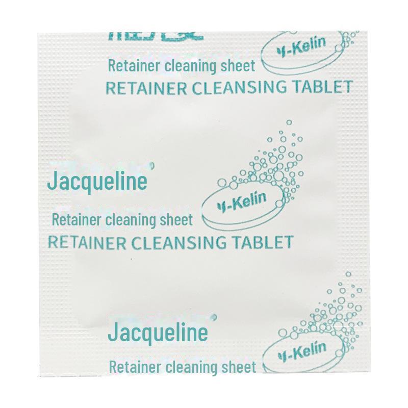 Invisible Braces & Dentures Cleaning Tablets - Effervescent Dental Cleanser