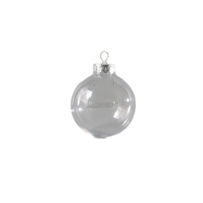 Clear PVC Christmas Tree Ornament - DIY Hollow Round Pendant Ball