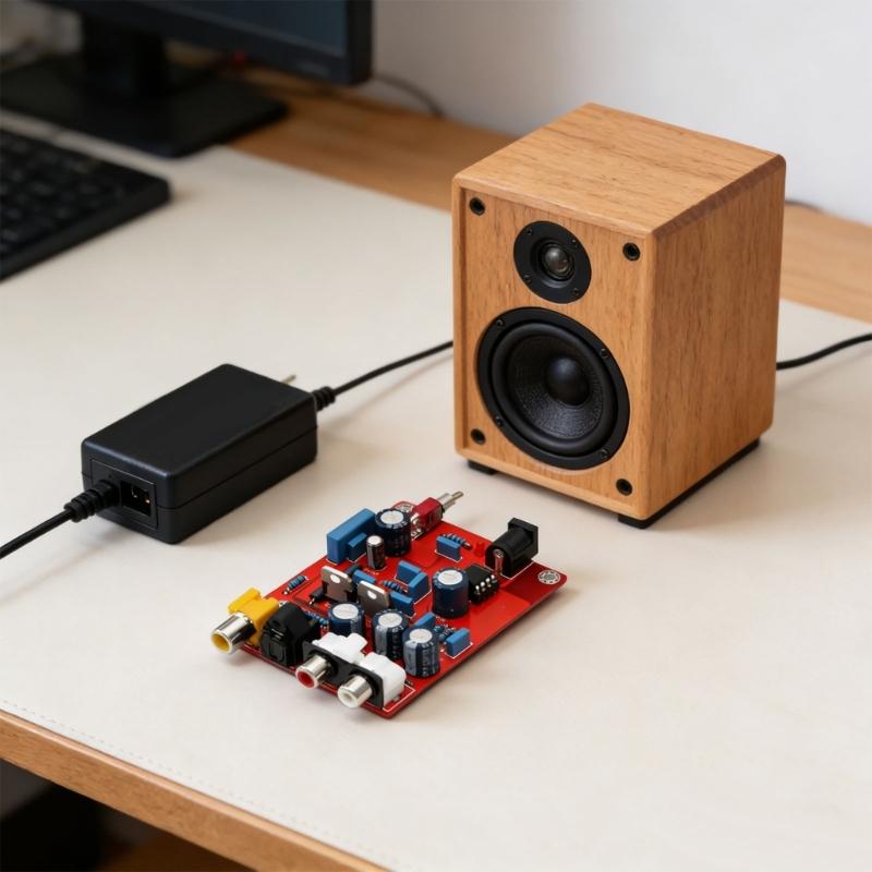 Hochwertiges DAC-Dekodierungsmodul mit TDA1543 Chip und CS8412 Empfänger für Audiophile