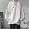 Chinese Style Pull On Sweatshirts Men Fashion Embroidery Casual Hoodie Male Round Neck Loose Spring Autumn Streetwear Tops