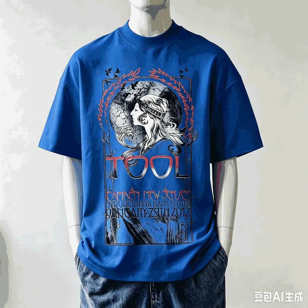 Tool Band World Tour T Shirt Unisex Unisex Fashion Vintage Hip Hop Streetwear Male Tshirts Oversized Unisex Casual Loose Breathable