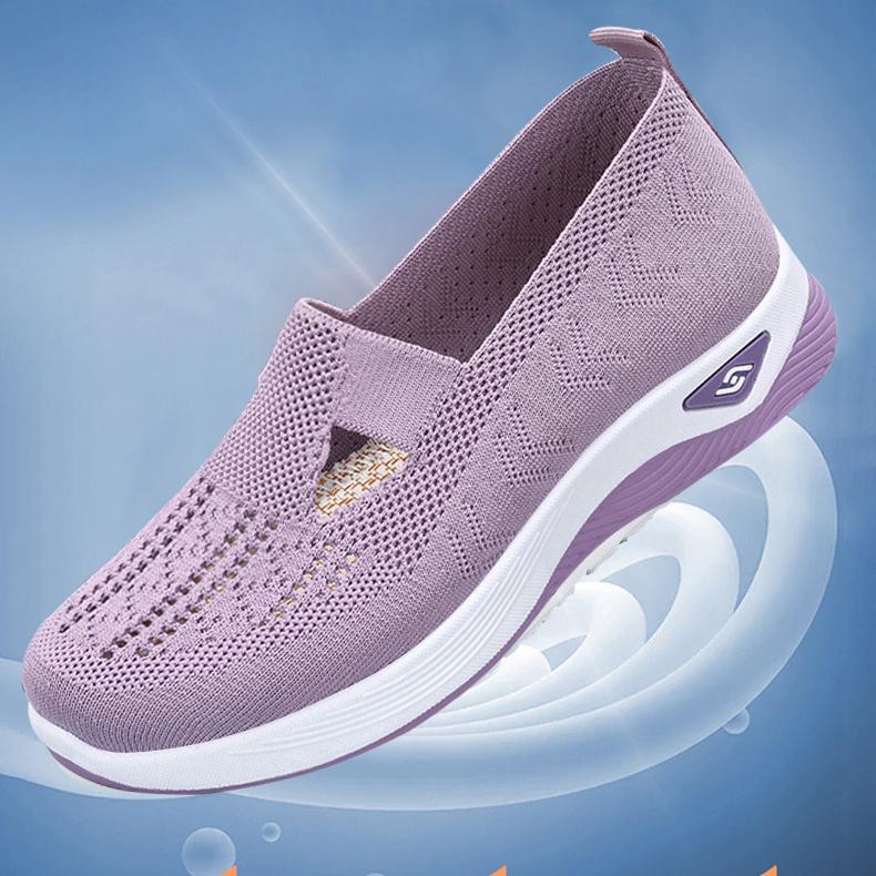 Women's Shoes Autumn Breathable and Comfortable Single Shoes Mother's Shoes Soft Soled Casual Mesh Shoes Children's Shoes