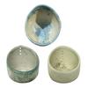 Ciotola Spogliaerbe per Erbe in Ceramica Tazza Spelafoglie per Erbe Fatta a Mano con Diverse Dimensioni di Fori Rotondi Strumenti Efficienti per Rimuovere le Foglie
