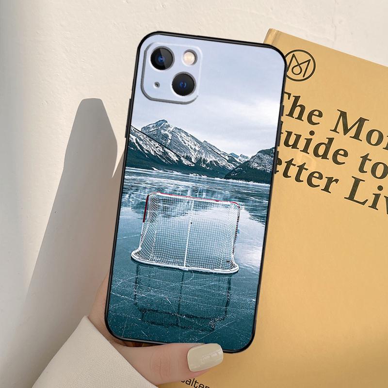 Ice Hockey Rink Sport Phone Case For iPhone 17 16 15 14 13 12 11 Pro Max mini XR 16e 15 16 Plus 17 Air Full Cover
