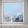 Fensterisolierfolie für den Winter Winddicht Wiederverwendbar Dichtung Fensterzugluftstopper für Innen Außen Haus Wohnmobil Terrasse