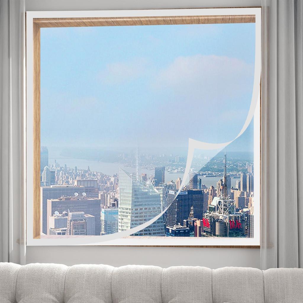 Fensterisolierfolie für den Winter Winddicht Wiederverwendbar Dichtung Fensterzugluftstopper für Innen Außen Haus Wohnmobil Terrasse