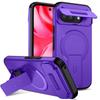 Protezione Scorrevole Fotocamera Supporto Pieghevole Magnetico Per Custodia Magsafe Per Google Pixel 10 9 8 Pro XL 8A 9A 10A Cover Posteriore Rigida Antiurto