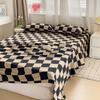 Bed Sheets Flat Printing Skin-friendly Washed Mattress Cover Comfortable Bedspread Twin Queen Full Size Durable Nordic Style